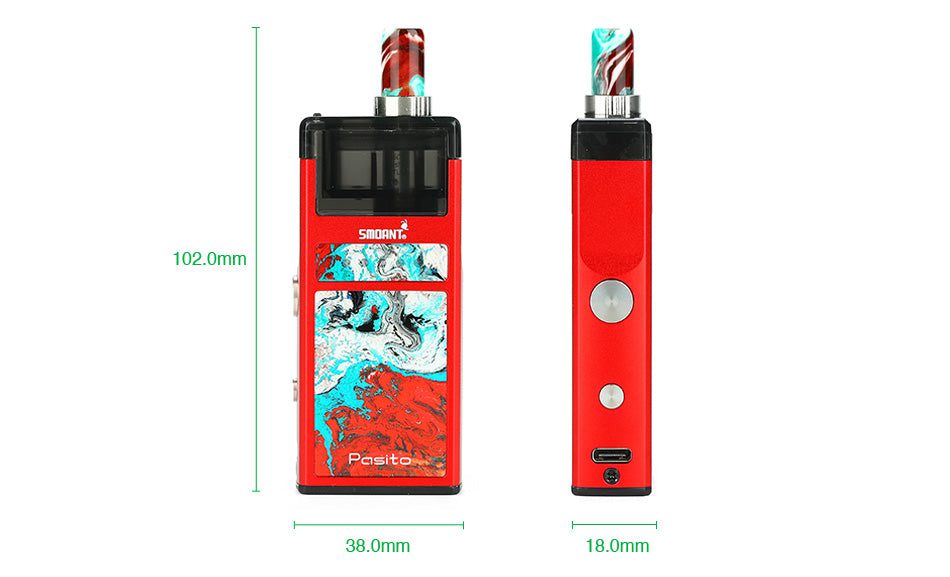 Smoant Pasito Rebuildable Pod Kit 1100mAh