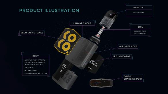 uwell koko caliburn pod kit