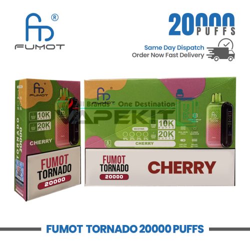 Cherry Fumot Tornado 20,000 Puff Vape Pen