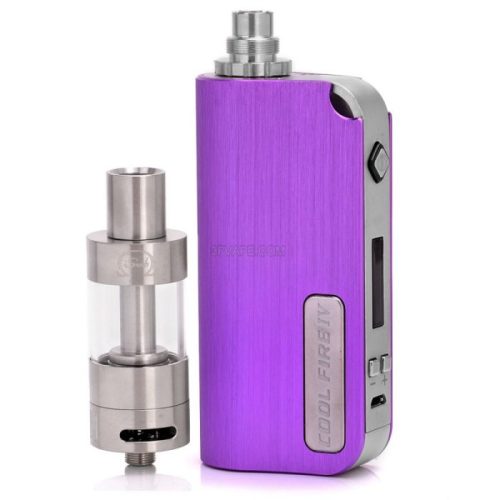 authentic innokin coolfire iv 2000mah vv vw mod isub g clearomizer starter kit purple 375v 640w 45ml 05 ohm