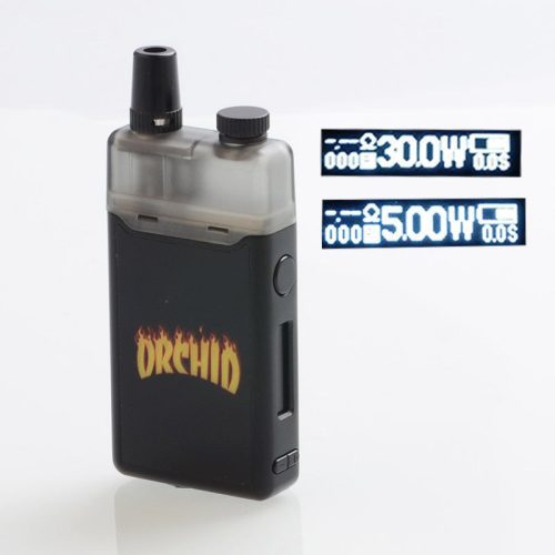 authentic orchid vapor orchid iqs 950mah 30w tc vw variable wattage pod system starter kit fuego 530w 3ml 08 ohm